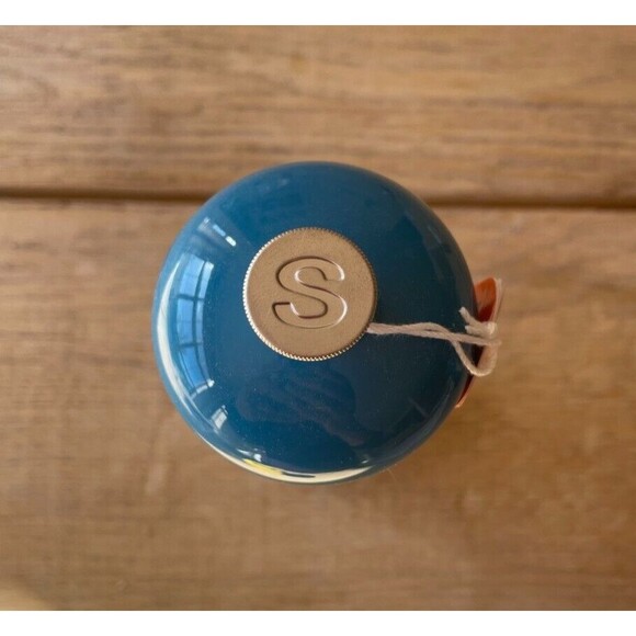 Le Creuset Acrylic Classic Manual Salt Mill 8 in Deep Teal Blue NEW - Picture 7 of 7